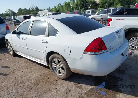 2012 Chevrolet Impala Ls z USA, uszkodzony, nr VIN 2G1WF5E37C1247316